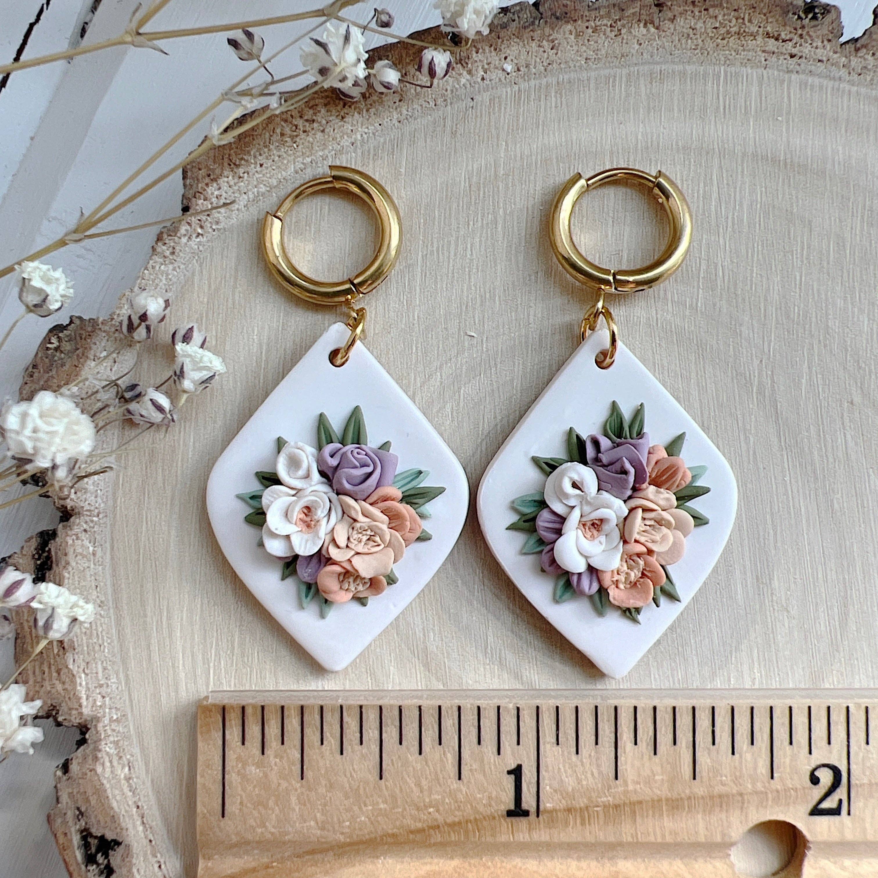 Courage & Calling - Wholesale Dangle Earrings - Maya Huggie Dangles4