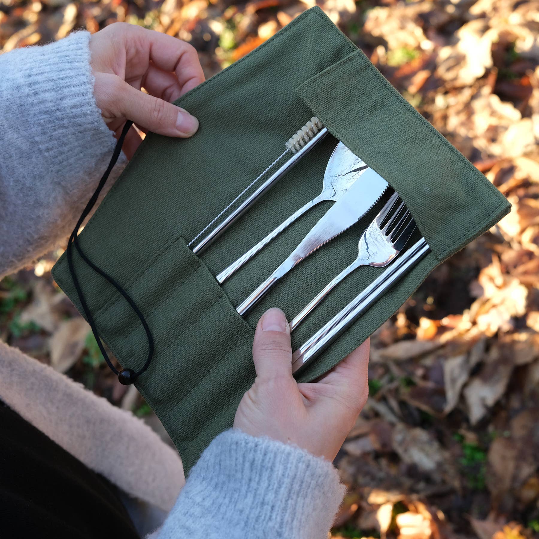 ECO Brotbox - Wholesale Assorted Cutlery Set - ECO cutlery set - outdoor2