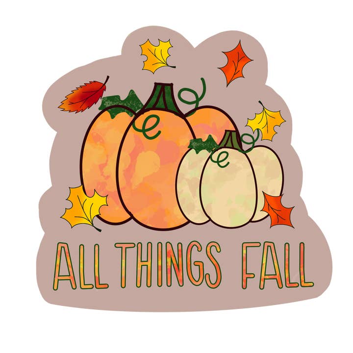 Autocollant Automne Toutes les choses tombent pour la vente par Nol.jah,LLC