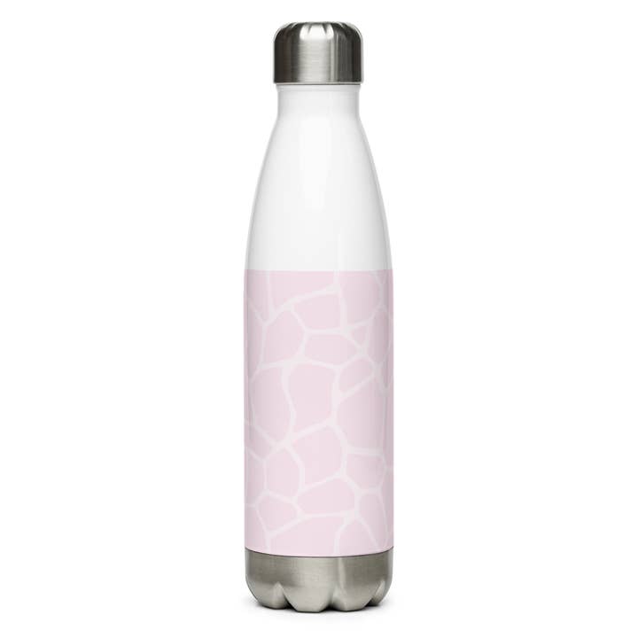 Leggybuddy - Venta al por mayor Botellas de agua - Botella de agua de acero inoxidable Giraffe Rosa6