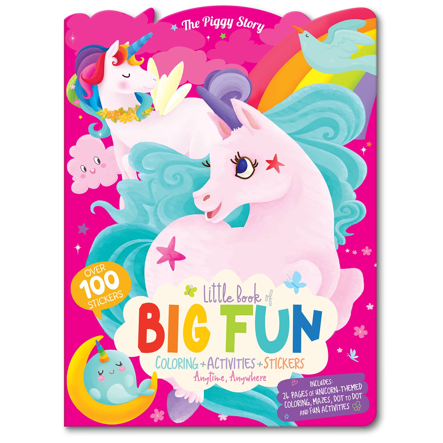 The Piggy Story – wholesale Målarbok - Barn och baby – Little Book of Big Fun - Aktivitetsbok | Unicorn Land1