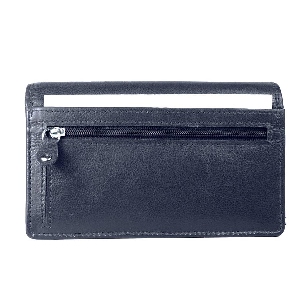 Arrigo - Wholesale Wallet - Women's - Wallet Leather Ladies RFID - Leather Woman Harmonica Wallet40