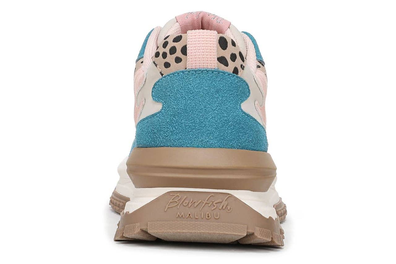 Rose/ Bleu Baskets rétro à lacets rose et bleu pour femmes Blowfish Malibu - Leo en vente sur Faire7