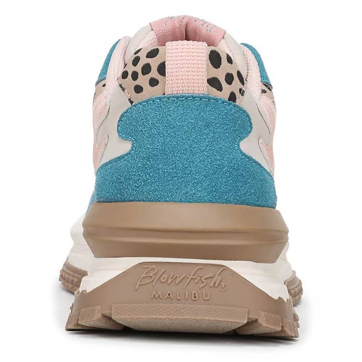 Rose/ Bleu Baskets rétro à lacets rose et bleu pour femmes Blowfish Malibu - Leo en vente sur Faire7