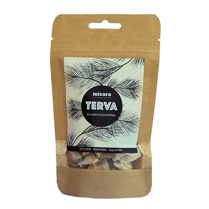 TERVA tar liquorice hard sweets for wholesale by Micaro Makeiset Oy