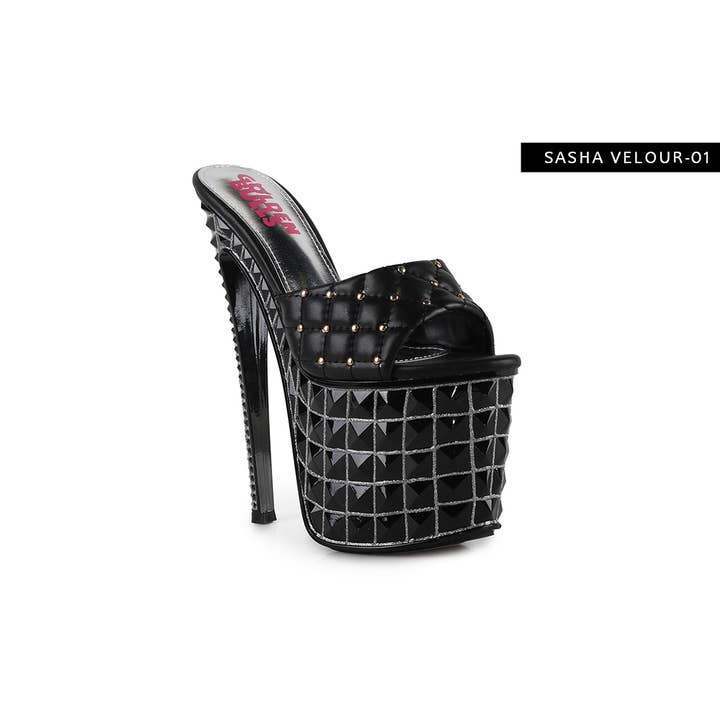 Anthony Wang - Wholesale Platform Heels - Women's - GB SASHA VELOUR-01