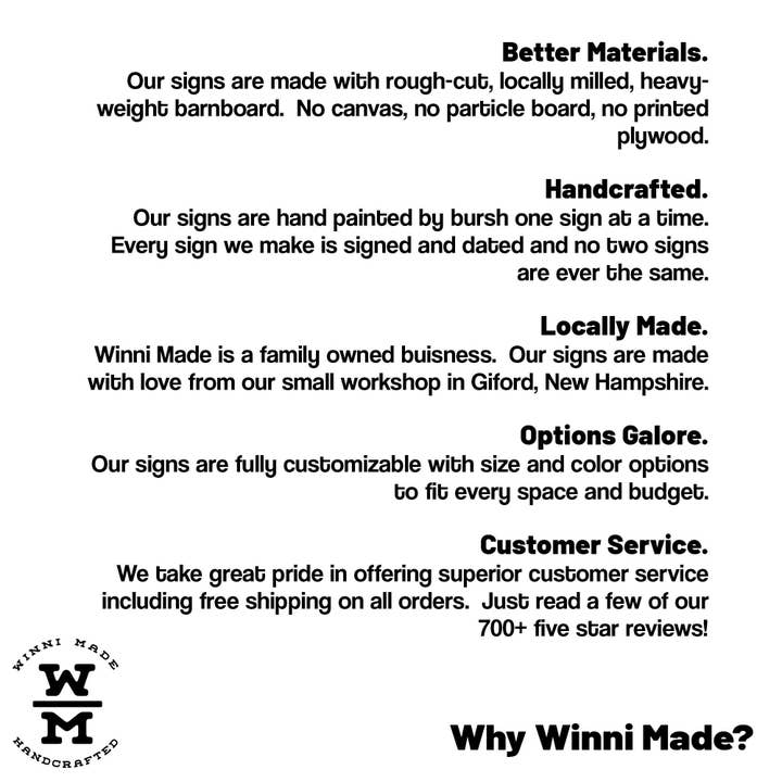 Winni Made - Wholesale Sign - Rustic Wooden Ski Lift Unload Here Sign3