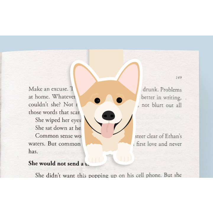Corgi Dog - Jumbo Magnetic Bookmarks for wholesale by Craftedvan