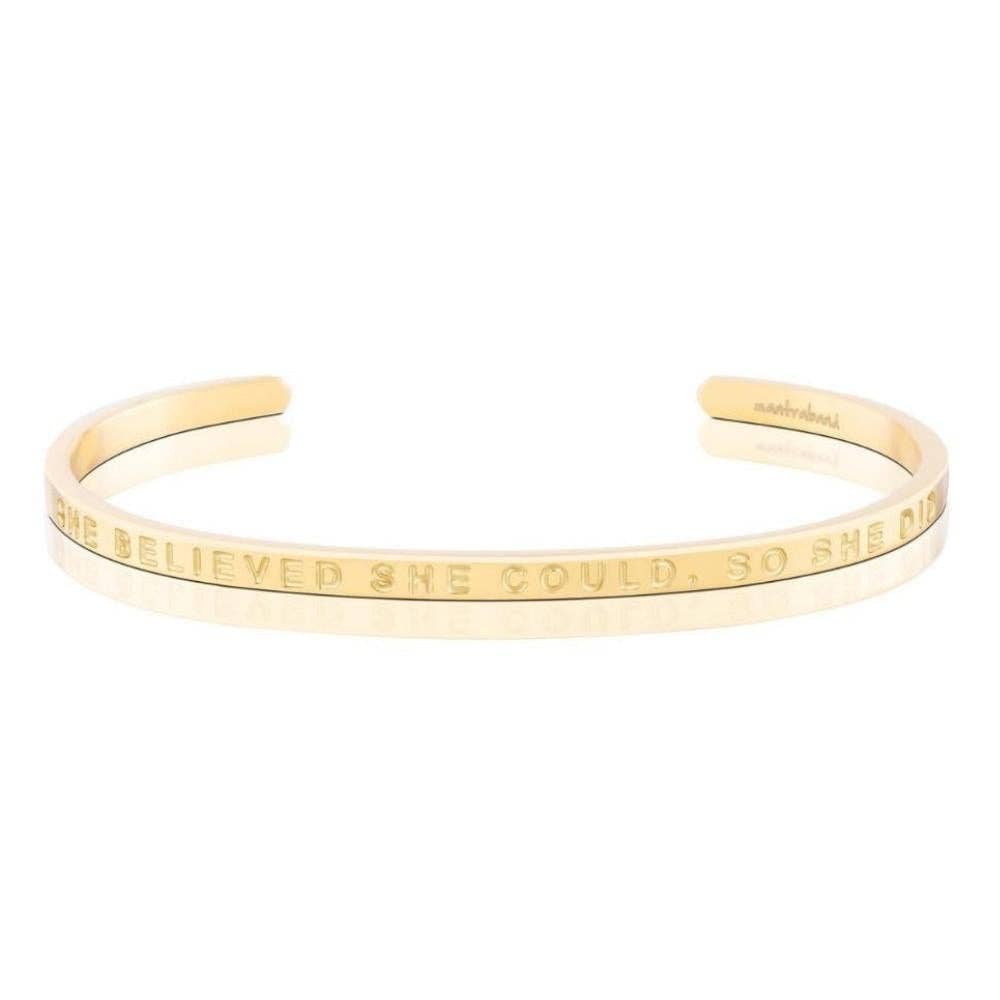 MantraBand - Wholesale Cuff Bracelet - She Believed She Could - inspirational MantraBand® bracelet6