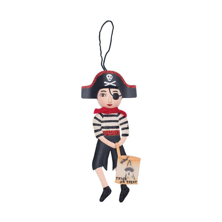 SALE Halloween Pirate Gathered Traditions Ornament for wholesale by C&F Home