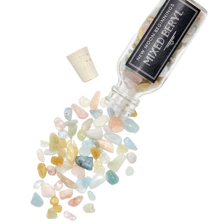 New Moon Beginnings - Wholesale Spiritual Stone/Crystal - Natural Gemstone Chips in a Bottle -70 stone types available37