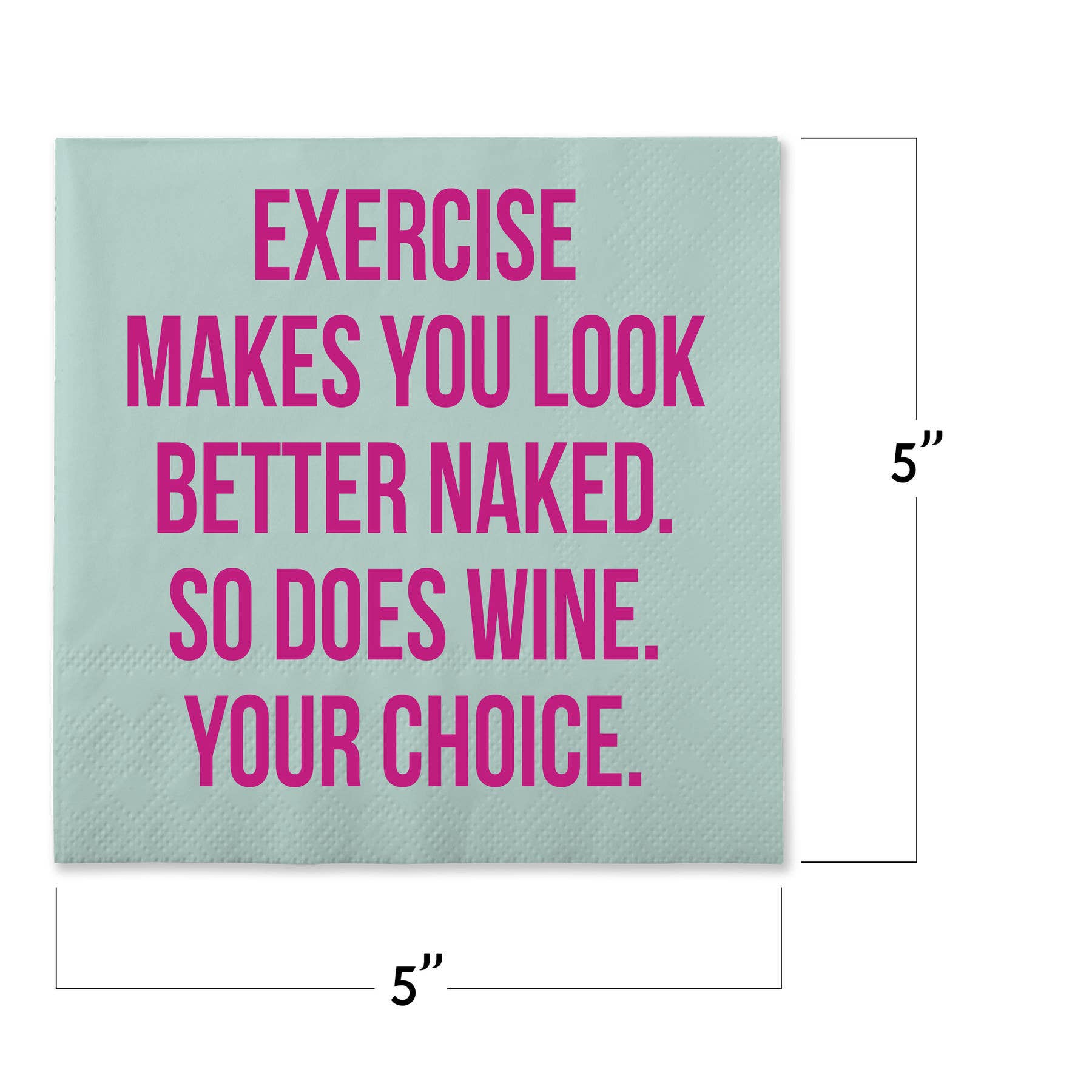 Chris’s Stuff Inc. – Engroshandel Engangsserviet – Sjove cocktailservietter - Motion gør dig2