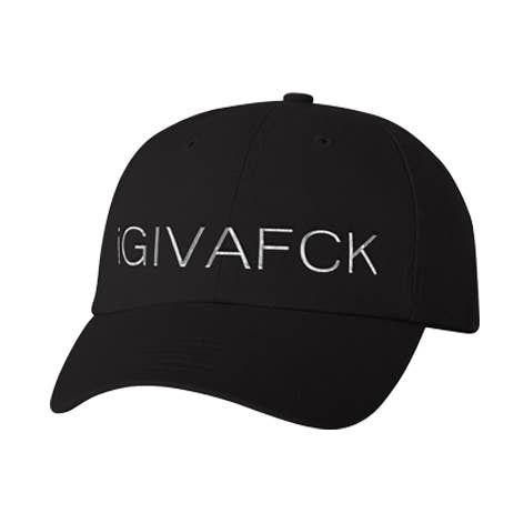 iGIVAFCK Dad Cap. Black for wholesale by Tenfed