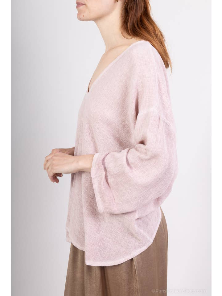 Shyloh - Wholesale Blouse - Women's - Cotton Linen Top 1576115