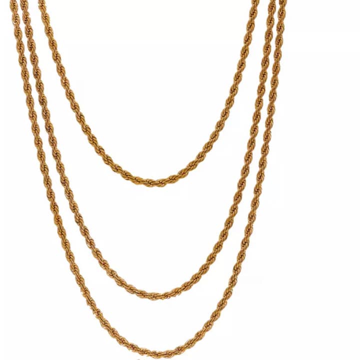 AnimiraJewels - Gouden Touwkettingen voor wholesale door Animira Jewels