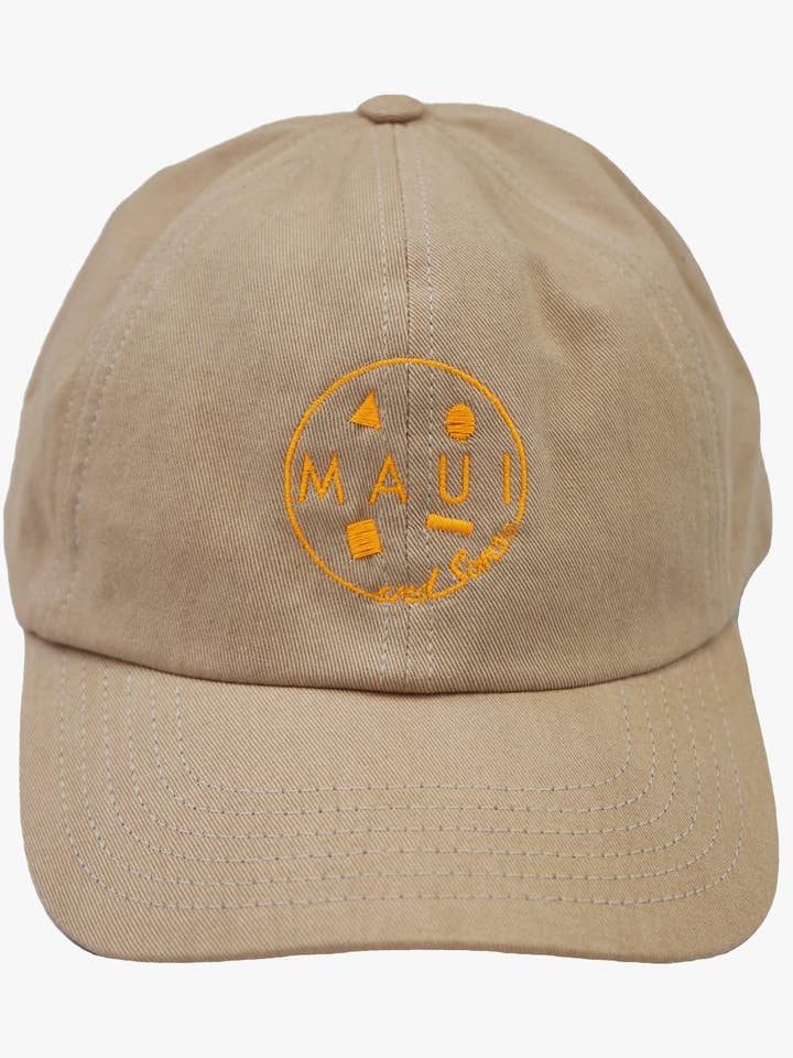 Neon Cookie Logo Hat in Natural for wholesale by Maui and Sons