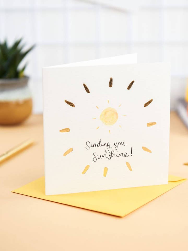 Sending You Sunshine Card for wholesale by Sunshine for Breakfast