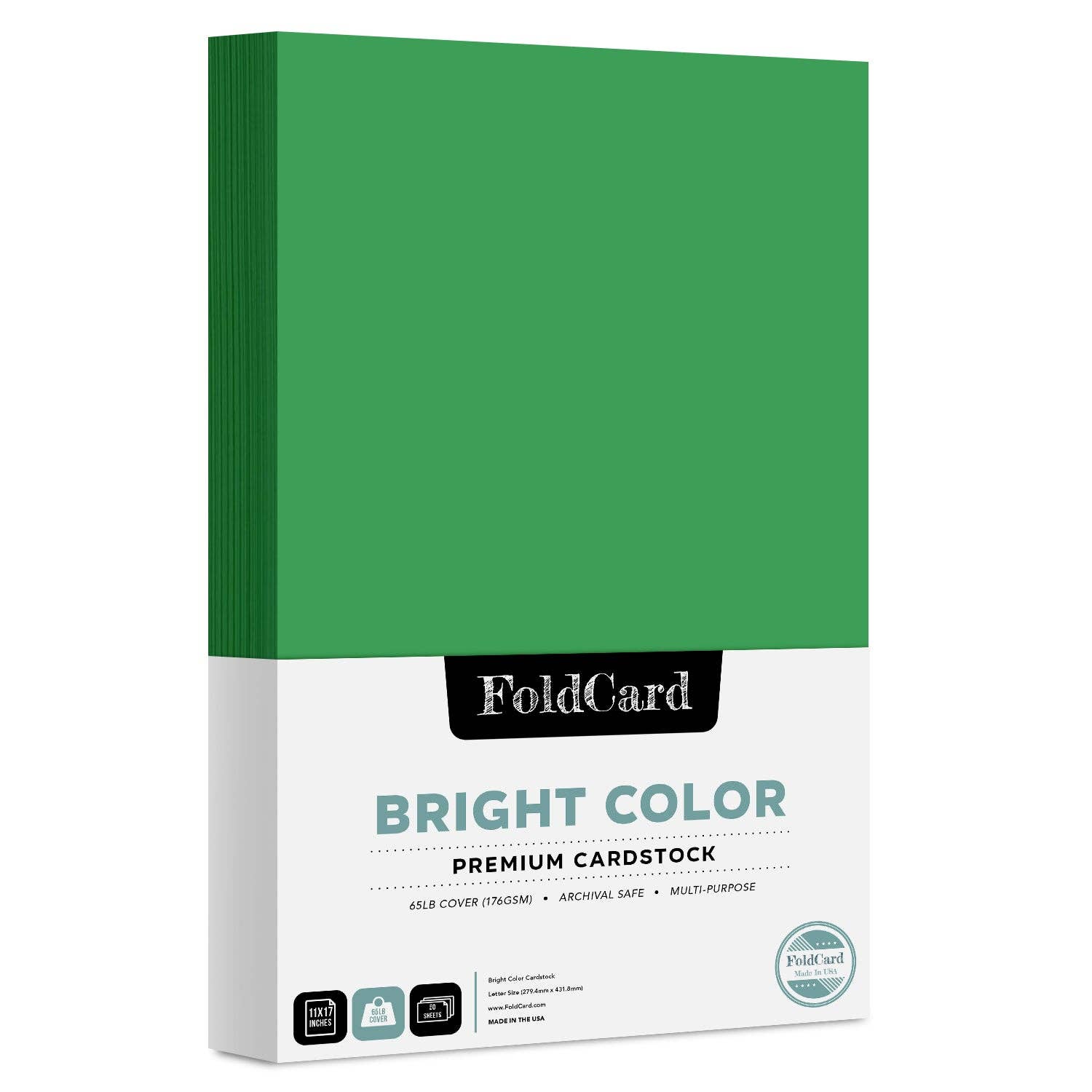 Fine Cardstock - Wholesale Craft Supplies - Premium Quality Bright Color Cardstock: 11 x 17 - 50 Sheets8