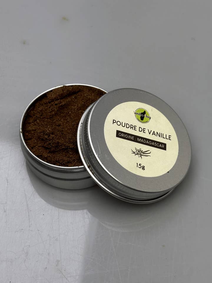 Vanilla powder 15g for wholesale by Vanilla Gasy
