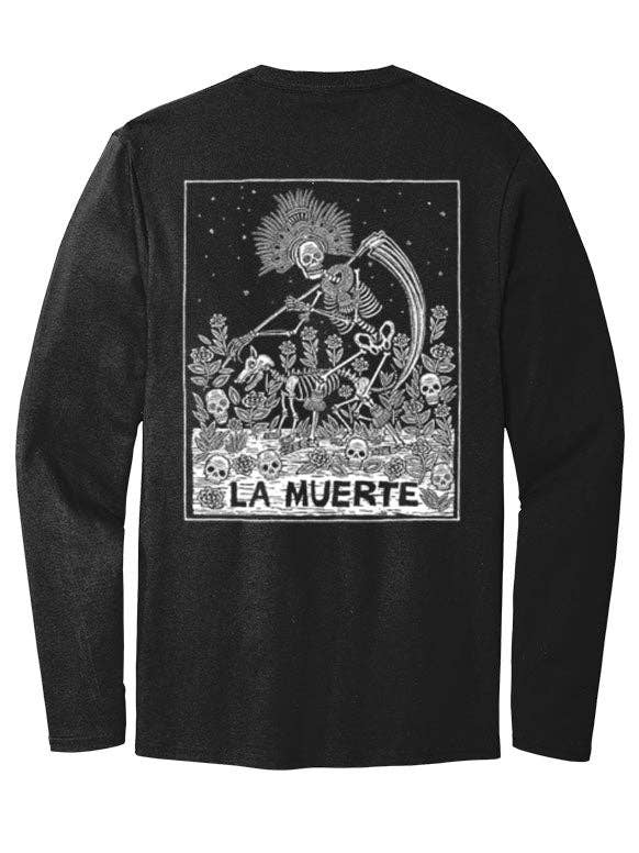 Tatdaddy „Muerte” longsleeve voor wholesale door TatDaddy Clothing Co.