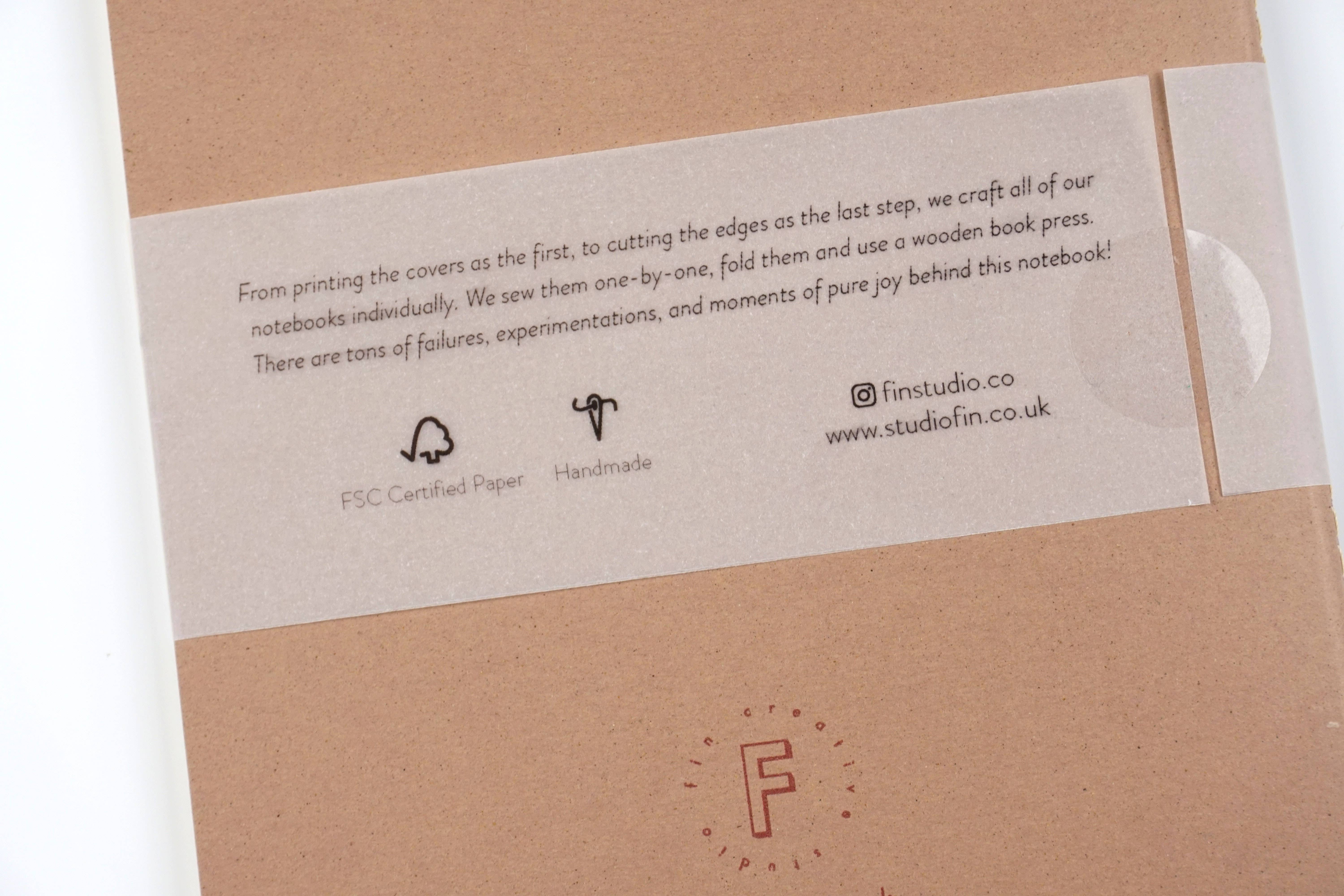 Fin Studio – Großhandel Notizbücher – Natural Colours Einfache Notizbuch-Serie / Natur6