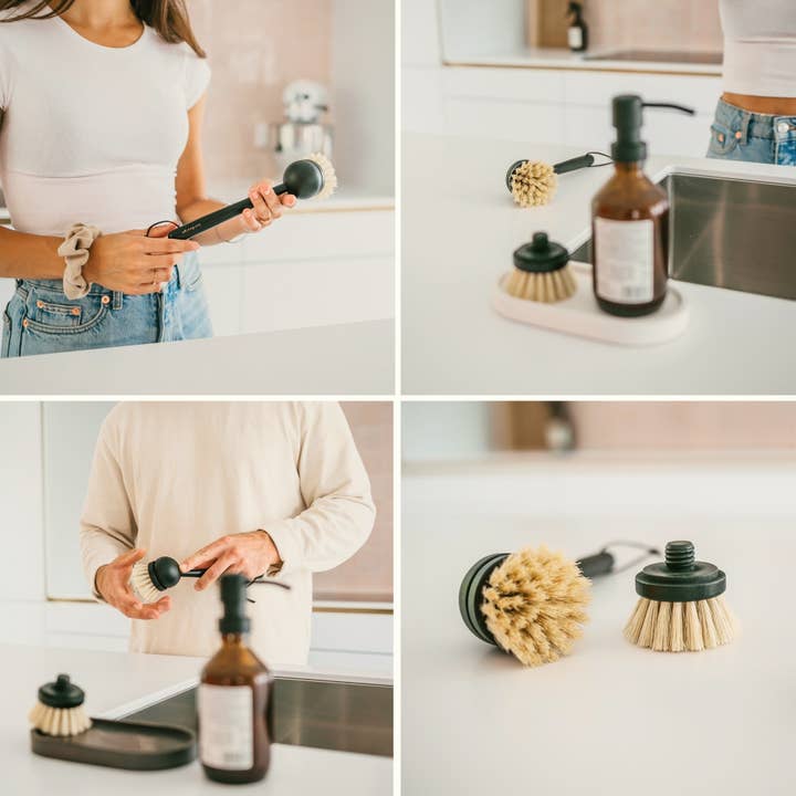 nordesign - Wholesale Cleaning Brush - Replaceable brushes (set of 2) - Made of wood & sisal fibers4