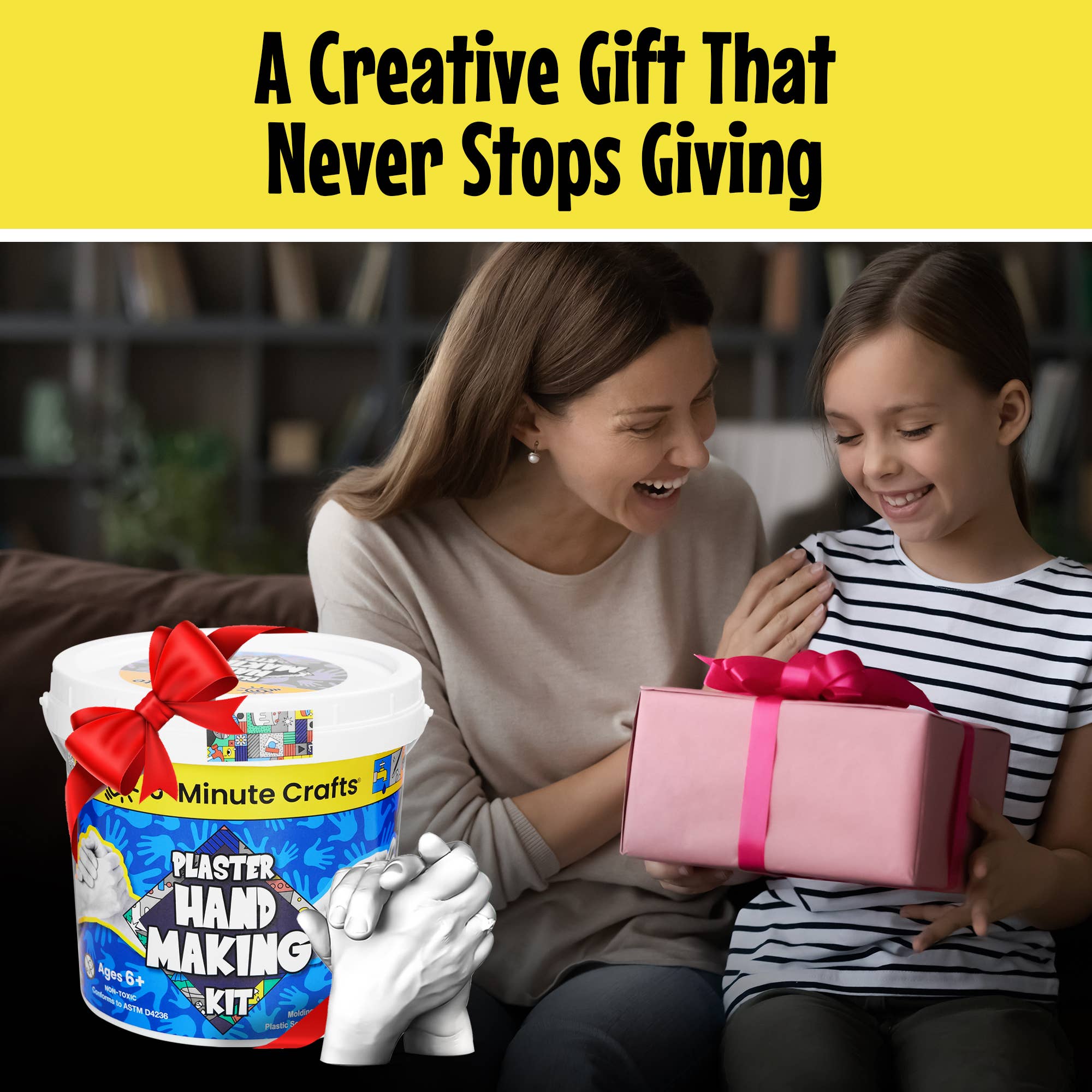 Gotham Steel/Granitestone - Vente Kit de bricolage – enfant - 5-Minute Crafts - Kit de fabrication de plâtre pour enfants6