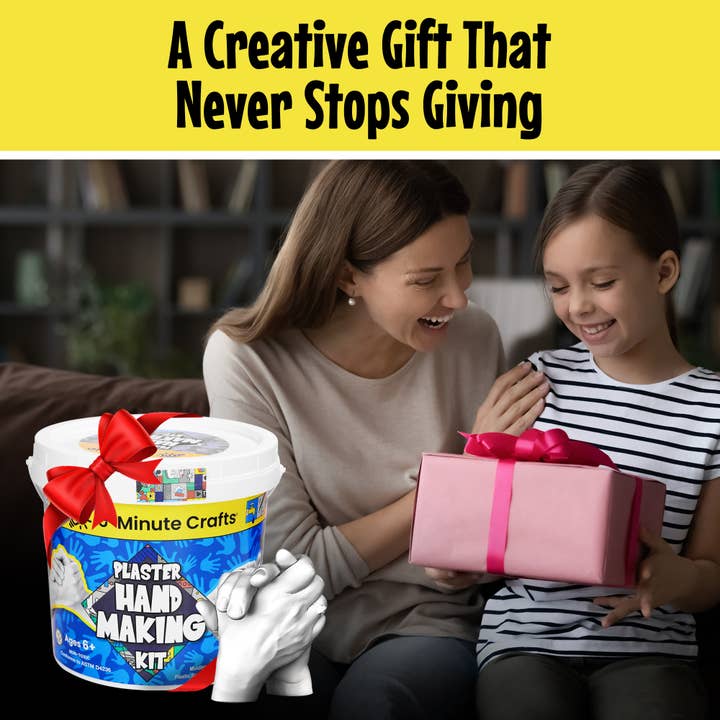 Gotham Steel/Granitestone - Wholesale DIY Craft Kit - Kids - 5-Minute Crafts - Hand Plaster Making Kit for Kids 6