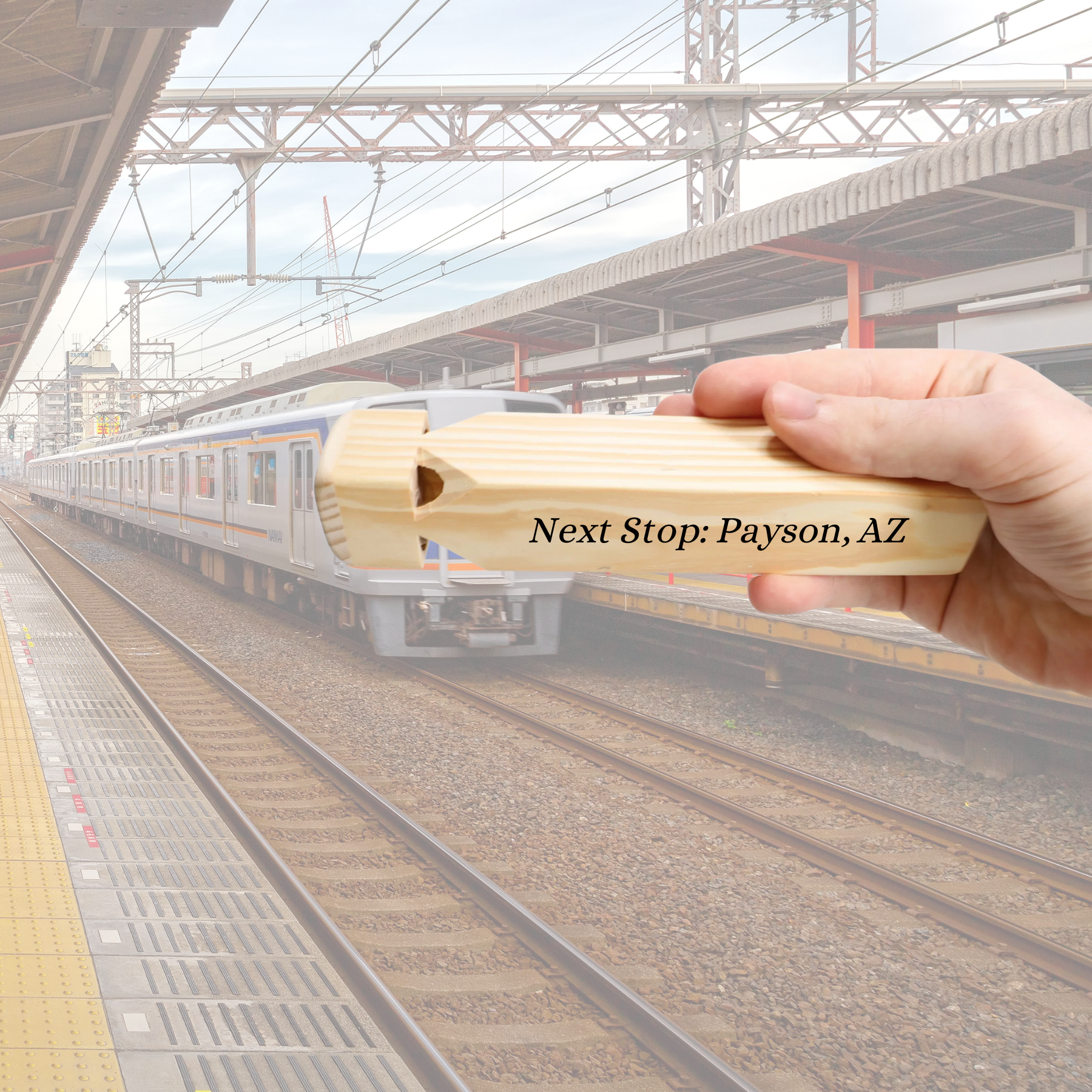 The Rural Home - Vente Jouet en bois – enfant - Sifflet de train en bois gravé sur mesure – Son de locomotive1