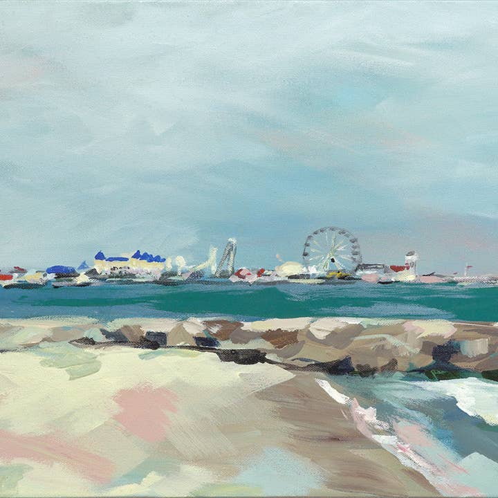 Assateaque Inlet Print for wholesale by Kim Hovell Art