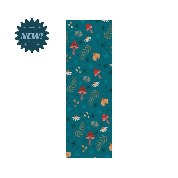 Shroomlight Mushroom Pattern Bookmark for wholesale by Doohickle Designs