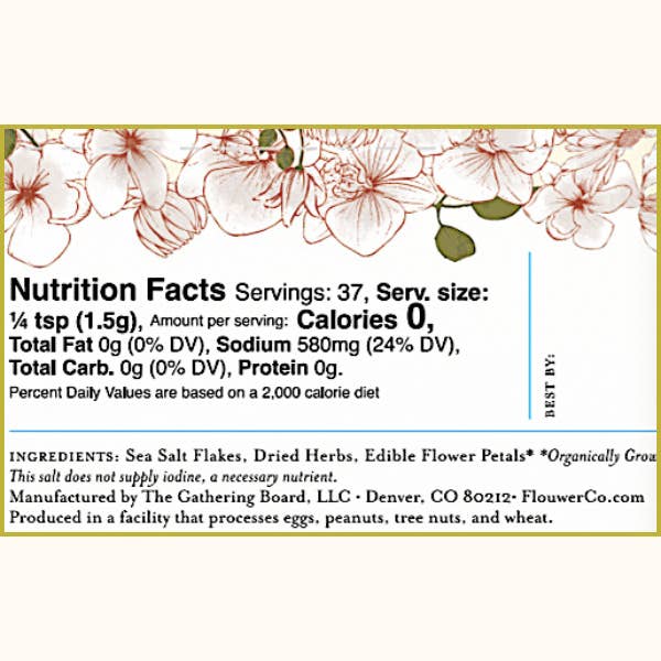 FLOUWER CO. - Vente Sel - Sel Classique Floral pour Garniture10