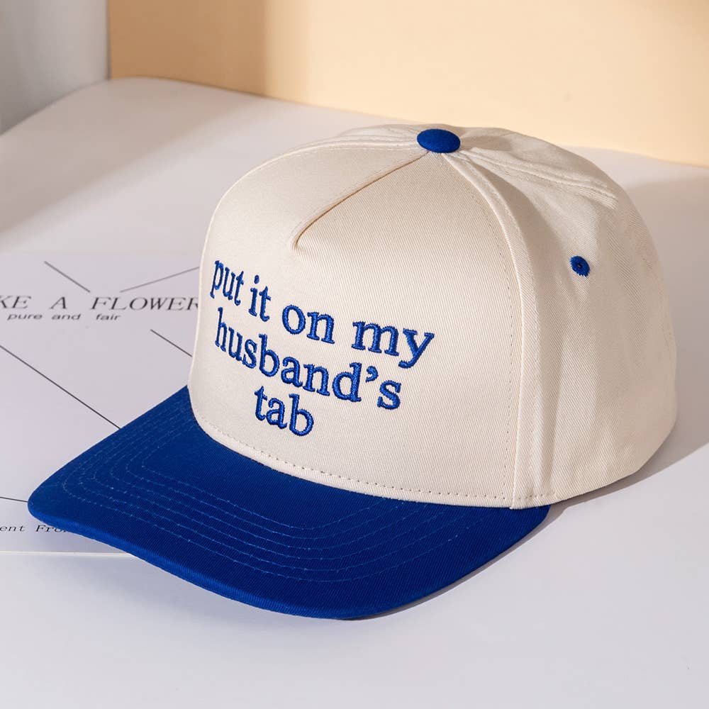 Sensibling Corp. - Vendita all'ingrosso Cappellino da baseball - Donna - Cappellino da baseball ricamato "METTILO SUL CONTO DI MIO MARITO"5