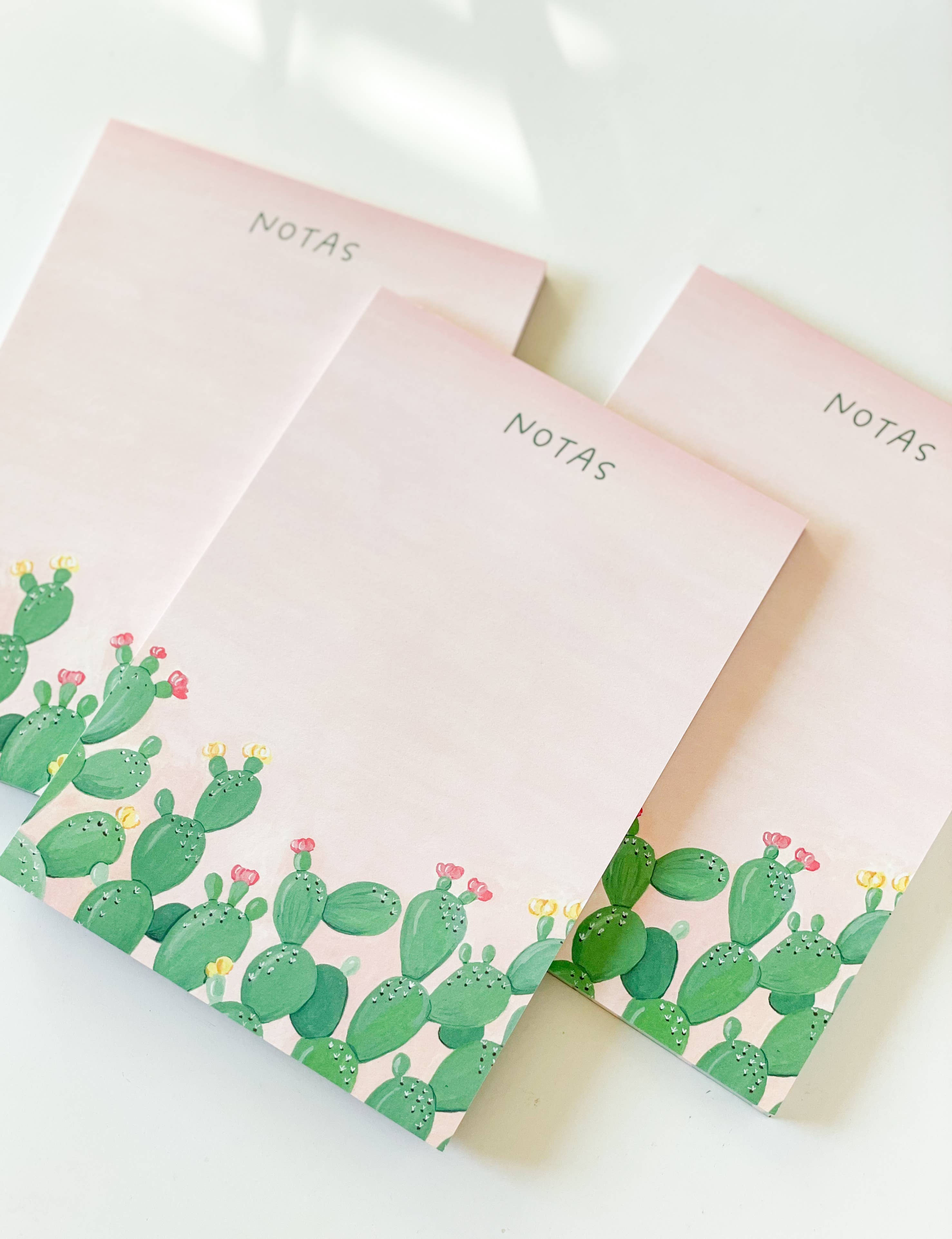 Isabella MG - Wholesale Notepad - Notas Nopales Notepad |  Spanish Desk Notepad2