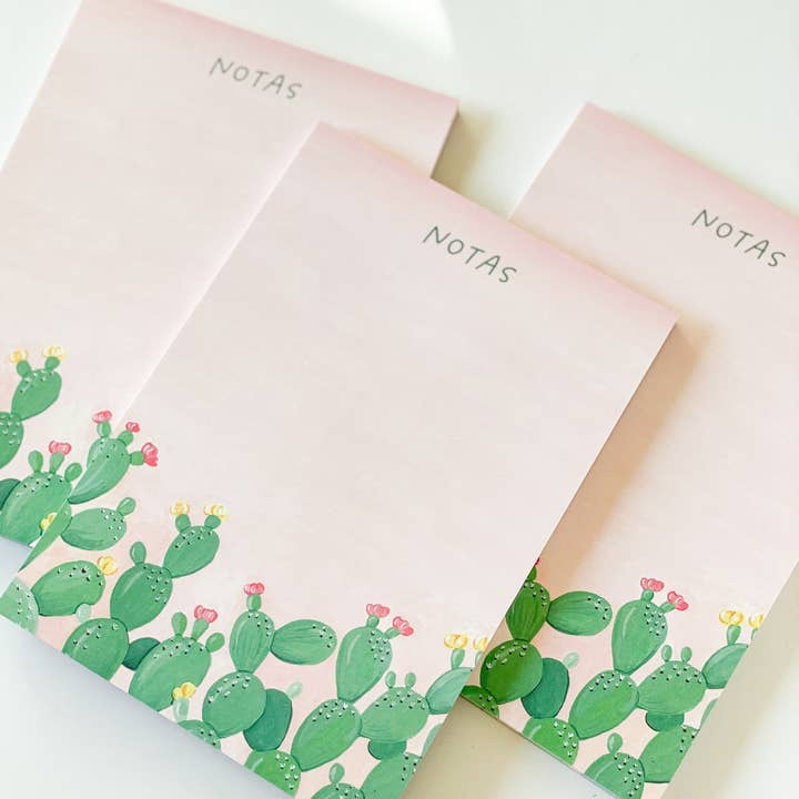 Isabella MG - Wholesale Notepad - Notas Nopales Notepad | Spanish Desk Notepad2