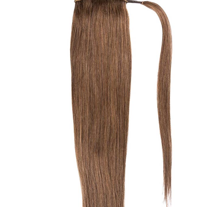 Euphoria Hair & Accessories - Wholesale Hair Extensions - Juliet 18''- Human Hair Wrap-Around Ponytail Extension17