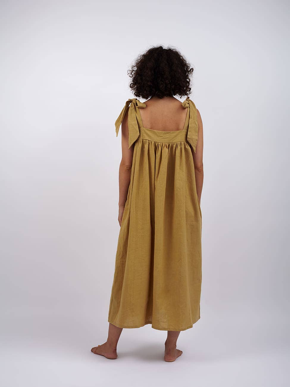 Bijondo – Engroshandel Kjole - Dame – Vimla lang bomuldskjole2