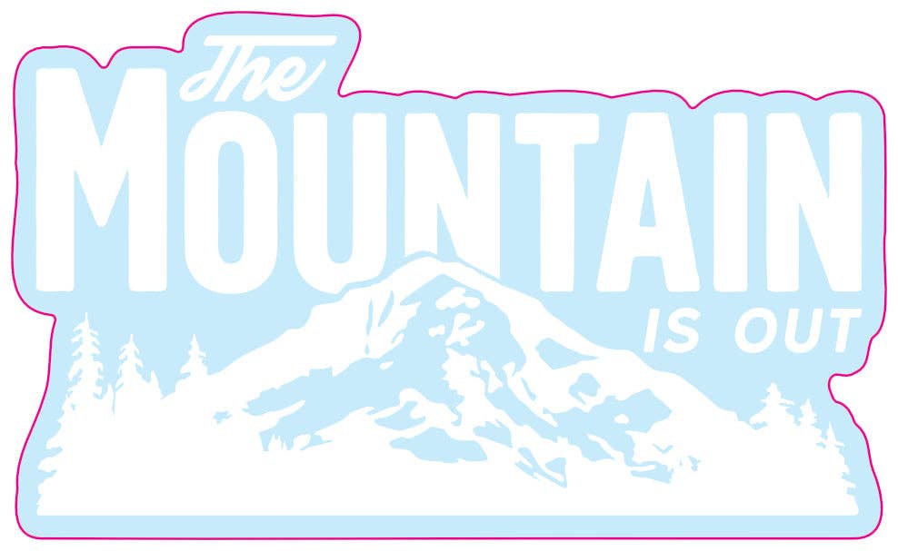 Rainier Watch Supply Co - Wholesale Sticker - The Mountain Is Out Sticker4