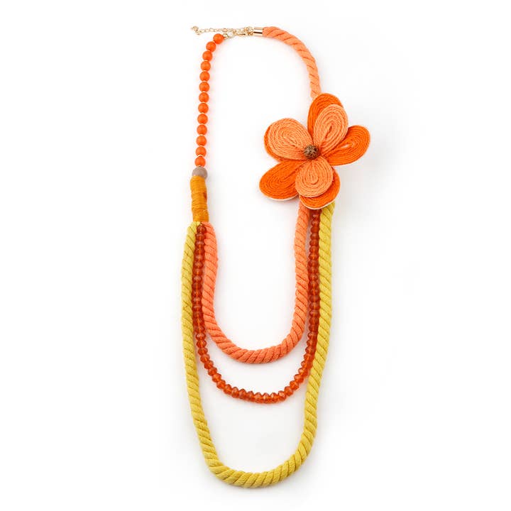Domoflor s.l - Wholesale Pendant/Charm Necklace - "Garden of Colors" Necklace – Look like a happy flower!
