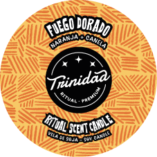 trinidad - Wholesale Jar/filled candle - GOLDEN FIRE CANDLE GLASS 200 ML.3