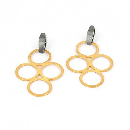 Pendientes de presión largos de 7 cm - KSK120 para venta al por mayor de Korczynski Design Jewellery