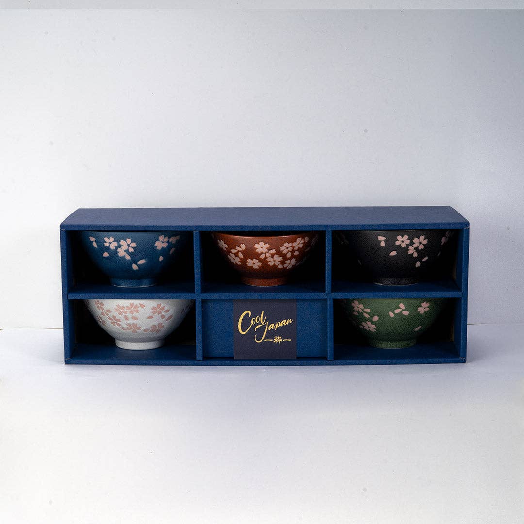 Urban Tokyo – wholesale Decorative plate/dish/bowl – 5 Piece Sakura Bowl Gift Set JP (1/16)5
