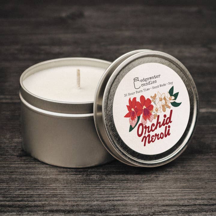Travel Tin - Orchid Neroli for wholesale by Edgewater Candles