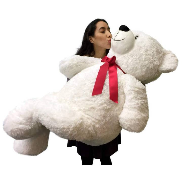 Big Plush - Wholesale Stuffed/Plush Toy - Kids & Baby - Giant Teddy Bear 52 Inch White Soft, Premium Quality Big
