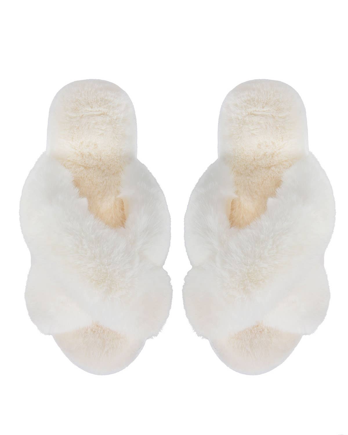 Infinity Classics International Inc. - Vente Chaussons – femme - MeMoi Beverly Pantoufles pelucheuses à bout ouvert en fausse fourrure2