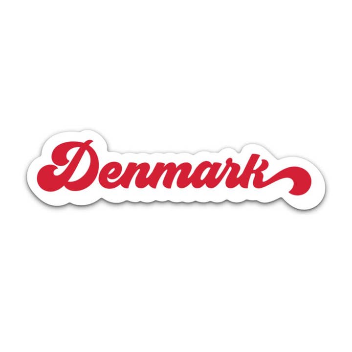 Denmark Sticker for wholesale by Scandinavian Design Studio