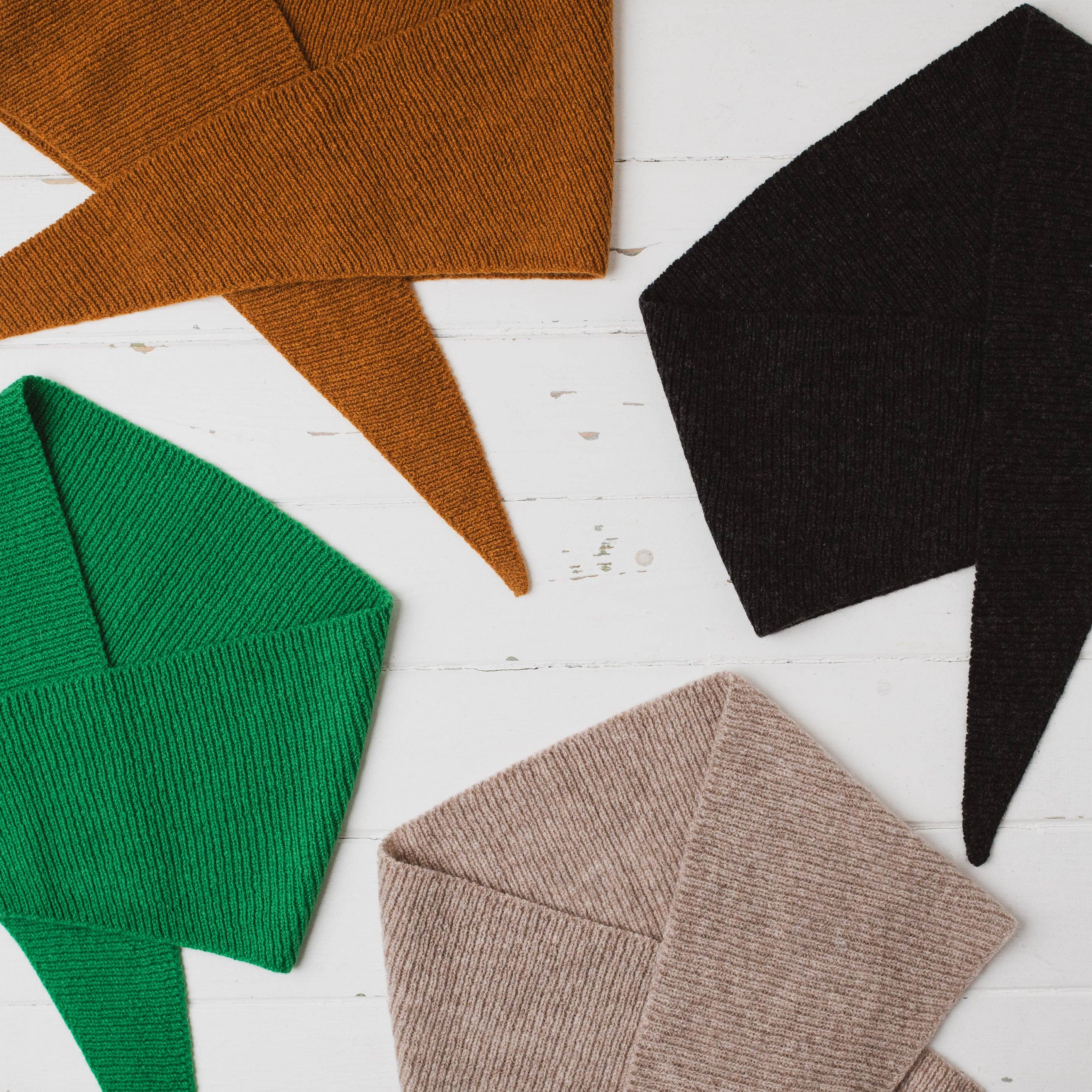 Miss Knit Nat – wholesale Scarf – Women's – Neckerchief - charcoal4