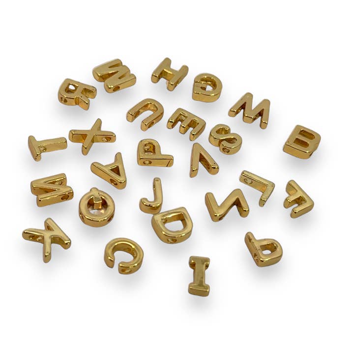 Gold Initial Letter for wholesale by E ACCESORIES JEWERLY