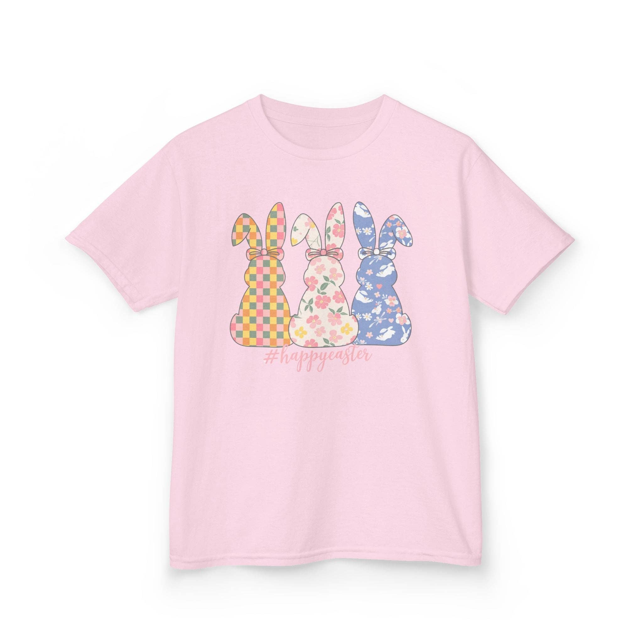 M2B Designs - Wholesale Screen Printed T-Shirt - Kids - Happy Easter Bunny Youth Tee3
