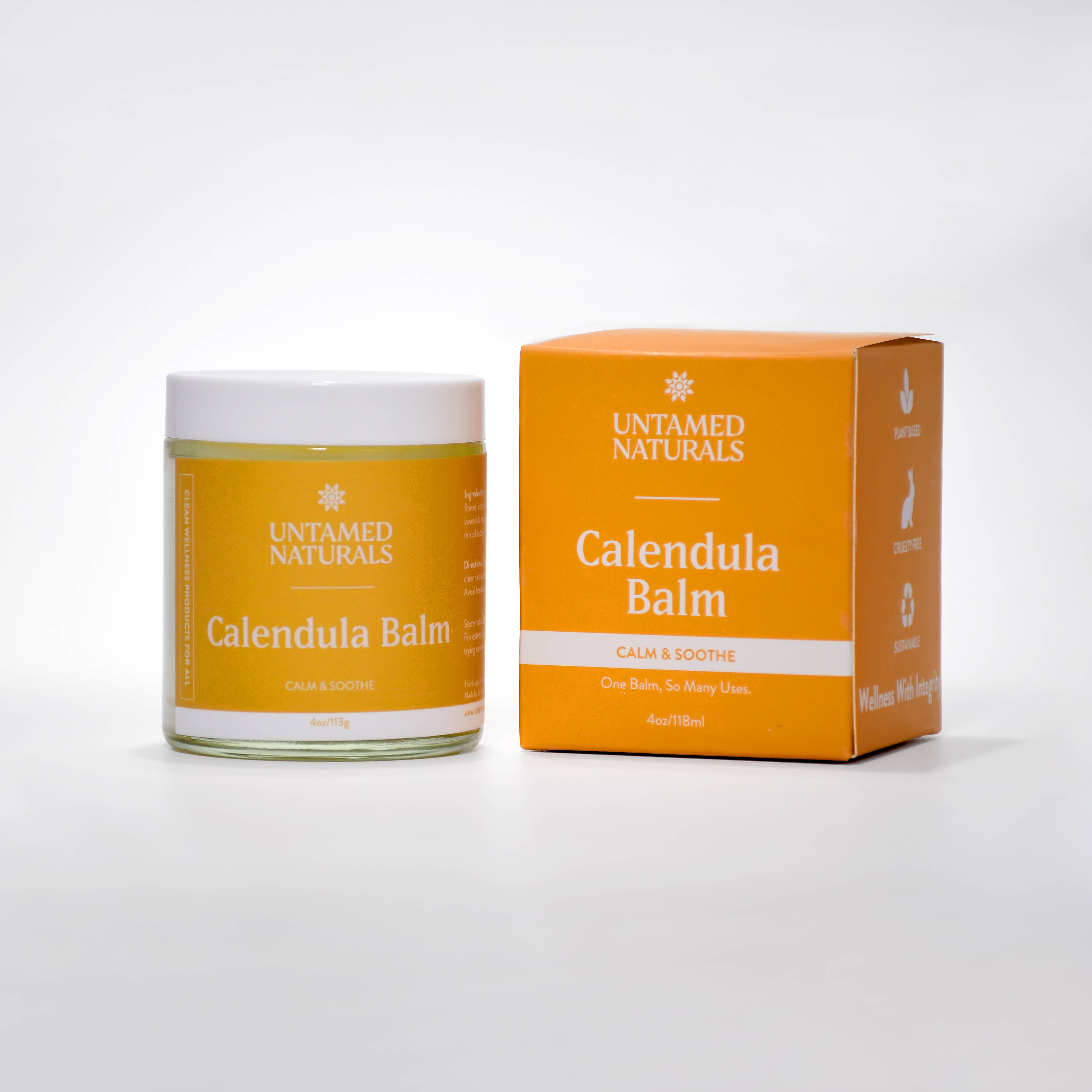 Untamed Naturals - Wholesale Healing Salve/Balm/Cream - Calendula Balm, plant based, soothing eczema 
& more4